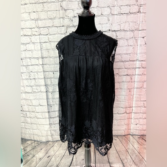 Worthington Tops - Worthington 3x sleeveless blouse in black